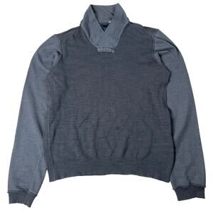 John Varvatos USA Linen Blend Sweater Men’s Large Gray Pullover